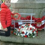 Remembrance Lewis lays our wreath